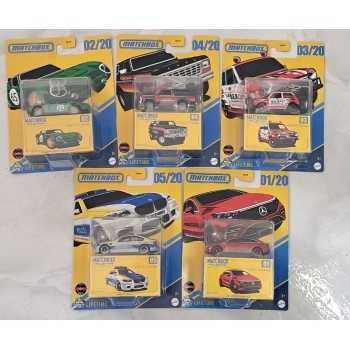 Matchbox 1:64 Zestaw Matchbox Collectors 2025 Mix A - 5 szt